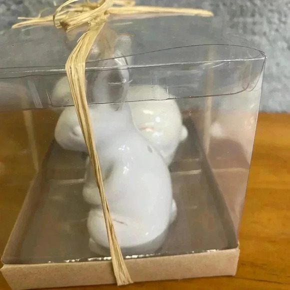 Tag Bunny salt & pepper shaker set new in box - Picture 4 of 12
